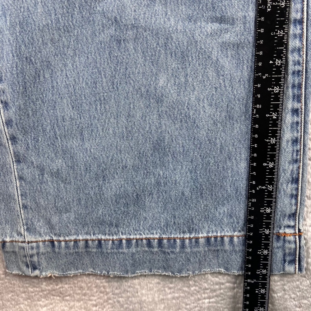 Hidden Jeans Nori High Rise Wide Leg Light Wash Raw Hem Denim Size 29 - Picture 5 of 11